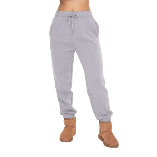 Gray Cropped Fleece Sweats - VeLuxe Athletics 