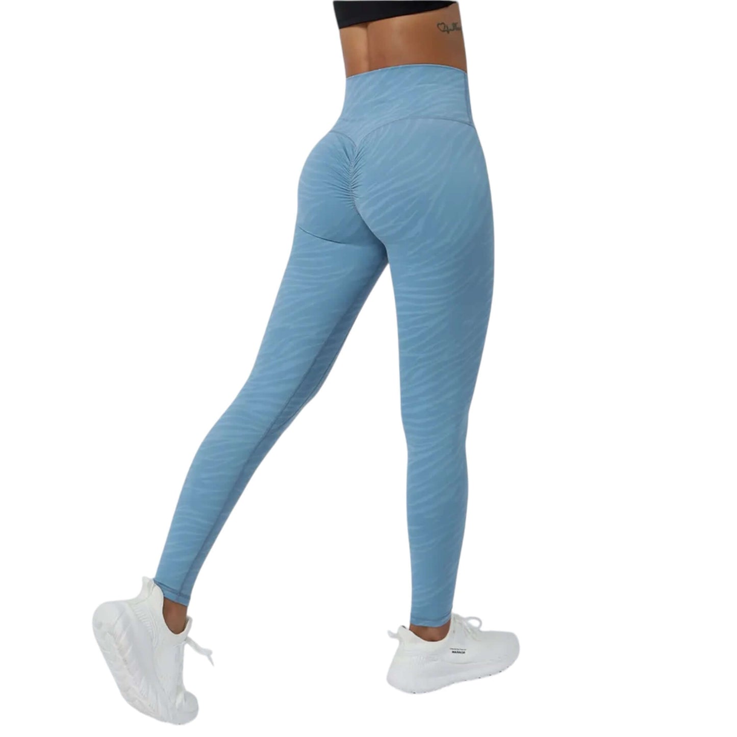 Blue Scrunch Butt Leggings - VeLuxe Athletics 