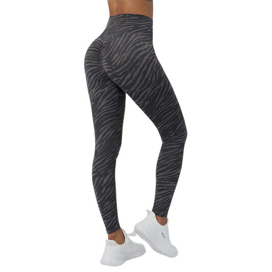 Gray Scrunch Butt Leggings - VeLuxe Athletics 