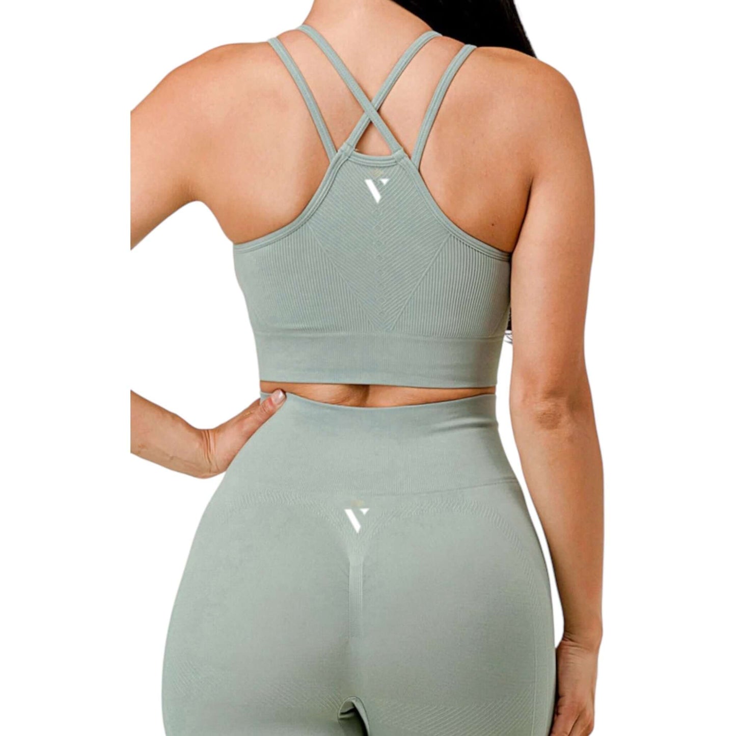 Sage Snatched Activewear Set - VeLuxe Athletics 