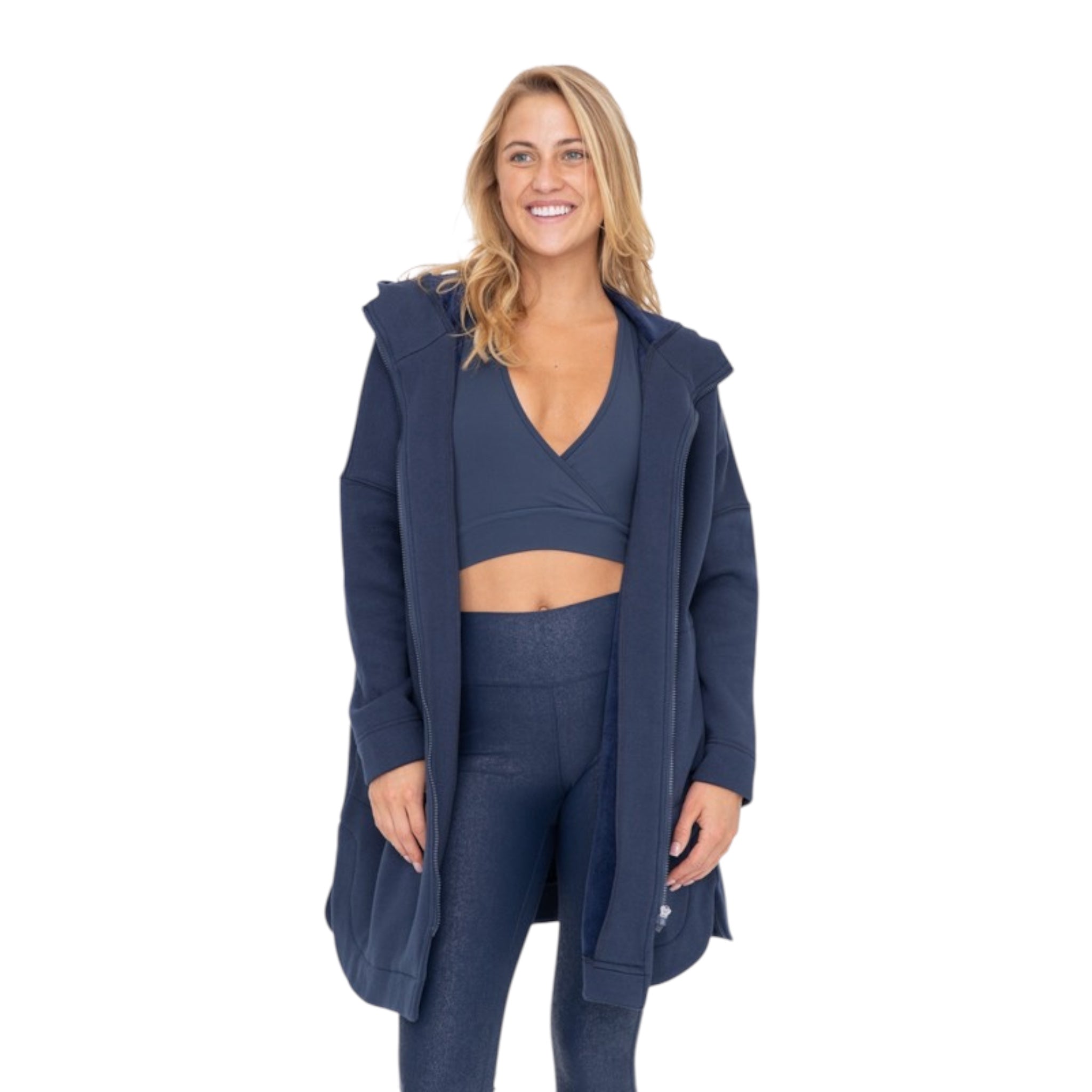 Versatile Hoodie Jacket - Blue – VELUXE Athletics