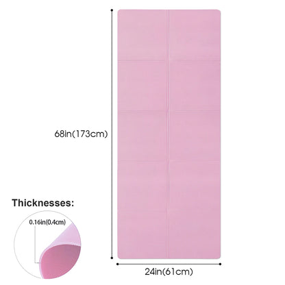 4MM Thick EVA Yoga Mats Anti-slip Sport Fitness Mat Blanket For Exercise Yoga And Pilates Gymnastics Mat Fitness Equipment - VeLuxe Athletics 