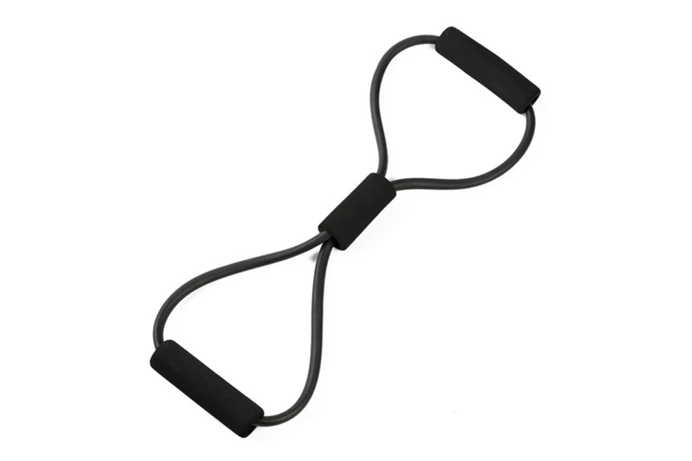 Yoga Resistance Bands Elastic Band Sports Exercise Puller 8-shaped Chest Expander for Body Building Home Gym Fitness Equipment - VeLuxe Athletics 