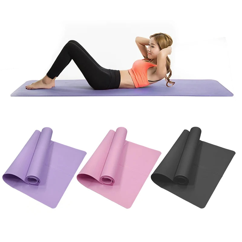 4MM Thick EVA Yoga Mats Anti-slip Sport Fitness Mat Blanket For Exercise Yoga And Pilates Gymnastics Mat Fitness Equipment - VeLuxe Athletics 