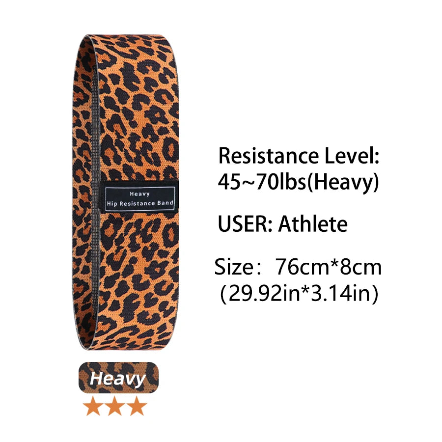 Fabric Resistance Hip Booty Bands Glute Thigh Elastic Workout Bands Squat Circle Stretch Fitness Strips Loops Yoga Gym Equipment - VeLuxe Athletics 