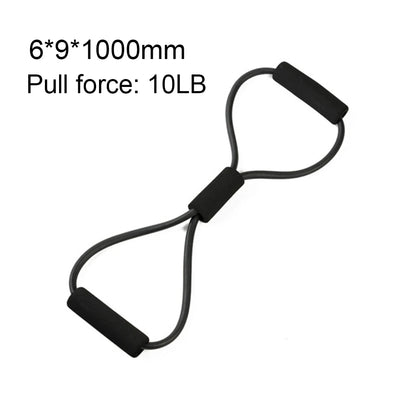 Yoga Resistance Bands Elastic Band Sports Exercise Puller 8-shaped Chest Expander for Body Building Home Gym Fitness Equipment - VeLuxe Athletics 