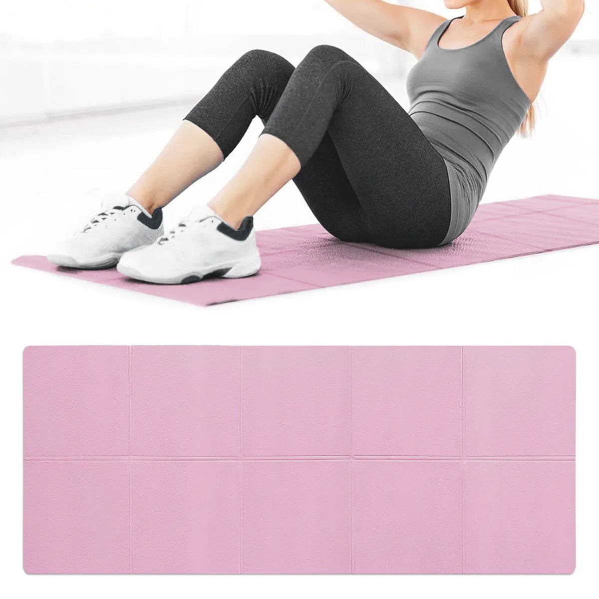 4MM Thick EVA Yoga Mats Anti-slip Sport Fitness Mat Blanket For Exercise Yoga And Pilates Gymnastics Mat Fitness Equipment - VeLuxe Athletics 