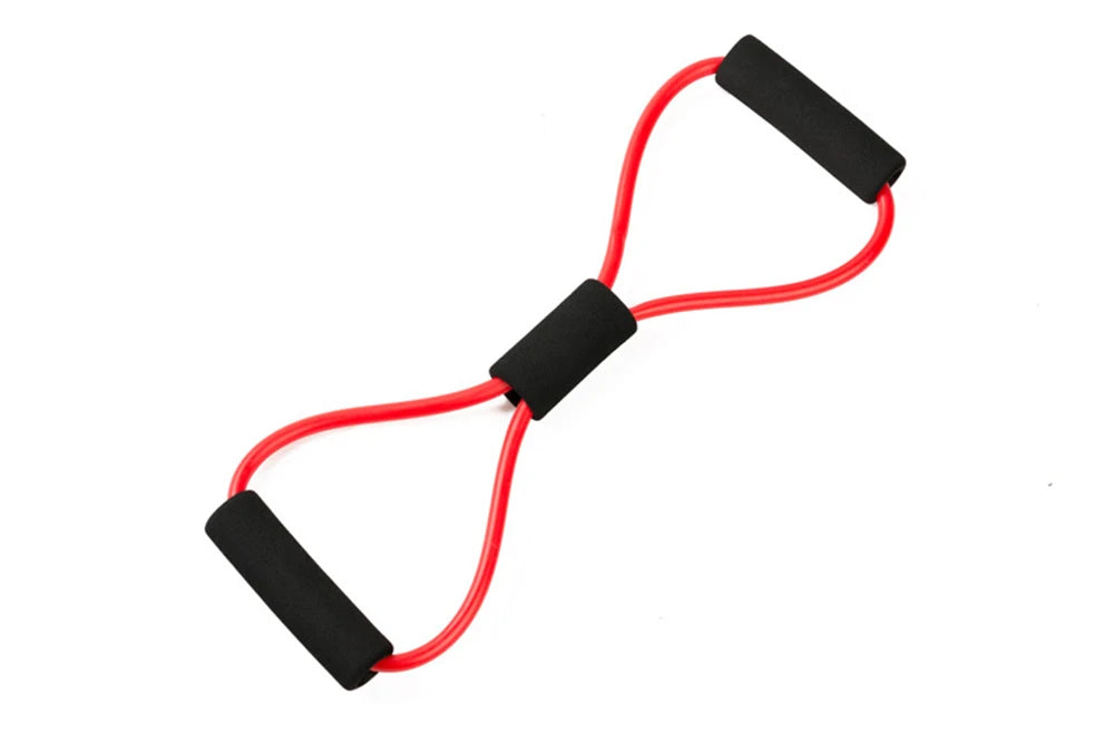 Yoga Resistance Bands Elastic Band Sports Exercise Puller 8-shaped Chest Expander for Body Building Home Gym Fitness Equipment - VeLuxe Athletics 