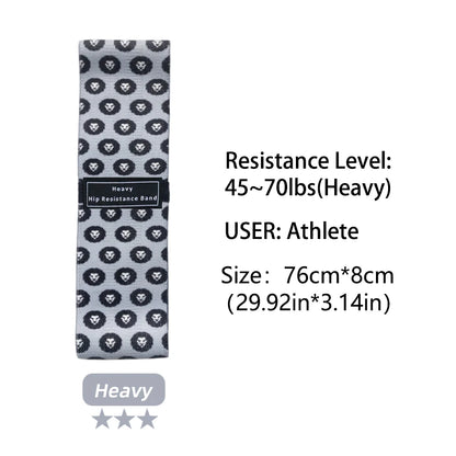 Fabric Resistance Hip Booty Bands Glute Thigh Elastic Workout Bands Squat Circle Stretch Fitness Strips Loops Yoga Gym Equipment - VeLuxe Athletics 