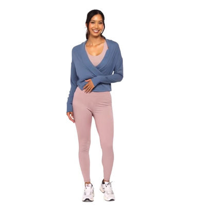 Vaya Blue Chic Ribbed Wrap